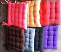 Polyester Fabric chairpads - 9 tucks