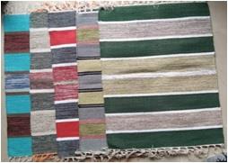 100% Cotton Heavy Quality Stripe Rugs