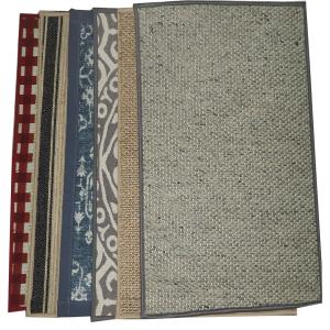 Jacquard & Dobbie PP Rugs with Puff Latex Backing