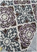 100% Cotton Jacquard Chenille Carpet with Canvas Backing