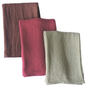 Cotton Solid  Throws Stock