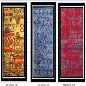 Handknotted Saree Silk Carpet Stock