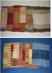 Rayon chenille assorted cushion covers