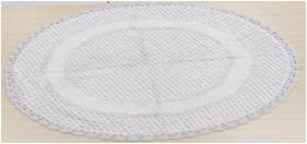 Round Crochet Bathmat