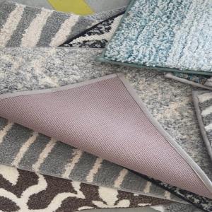 100% Micro Jacquard & Dobbie Designer Bathmat With Rubber Anti Skid Latex Backing