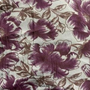 Printed woven fabric