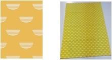 Yellow Semicircle Printed Kitchen-Tea Towel