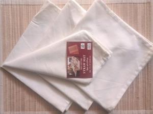 Straw mat with napkin set 4+4