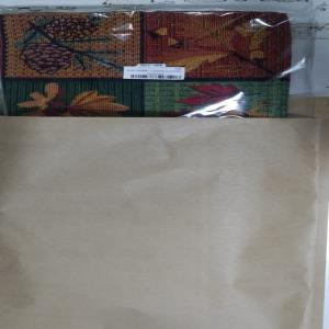 PRAKARTIK BY INDUARTS Cotton Jacquard Tropical Print Rectangular Placemat (33X47 cm, Multicolour) -Set of 4