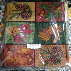 PRAKARTIK BY INDUARTS Cotton Jacquard Tropical Print Rectangular Placemat (33X47 cm, Multicolour) -Set of 4