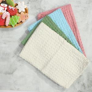 100% Cotton Waffle Kitchen Towel Set Of 3 Stock