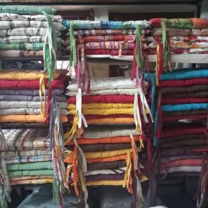 Cotton Filled Chair Pad Stock