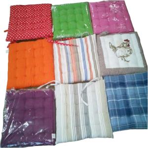 Cotton Filled Chair Pad Stock