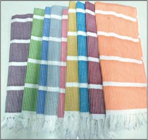 100% Cotton Dobbie Foutah Towel Stock