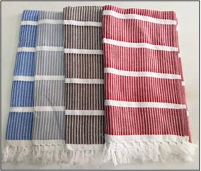 100% Cotton Dobbie Foutah Towel Stock