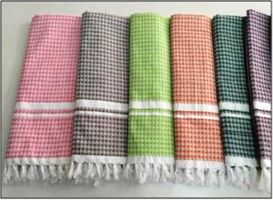 100% Cotton Dobbie Foutah Towel Stock