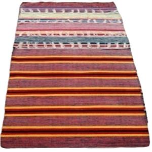 Heavy Salem Tie & Die Rugs Cut Shuttle Stock