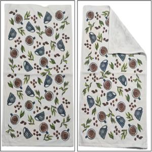100 % Cotton Printed Terry Bath & Hand Towel Stock