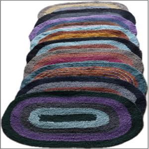 Oval Tuffted Bathmat Stock