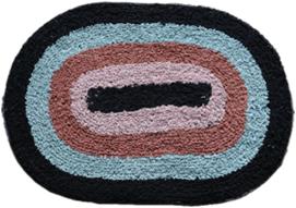 Oval Tuffted Bathmat Stock