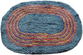 Oval Tuffted Bathmat Stock