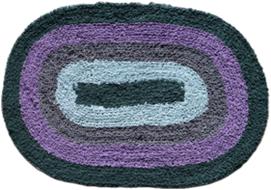 Oval Tuffted Bathmat Stock