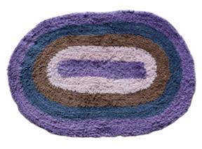Oval Tuffted Bathmat Stock