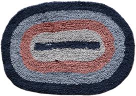 Oval Tuffted Bathmat Stock