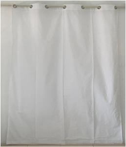100% Cotton Curtain With FR Coating & 7 Eyelets Stock