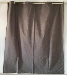 100% Cotton Curtain With FR Coating & 7 Eyelets Stock