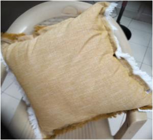 100% Cotton Slub Fabric Cushion Cover Stock