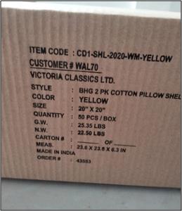 100% Cotton Slub Fabric Cushion Cover Stock