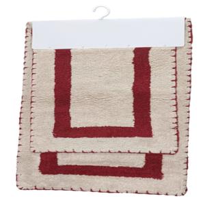 Designer Cotton Bathmat Set Stock