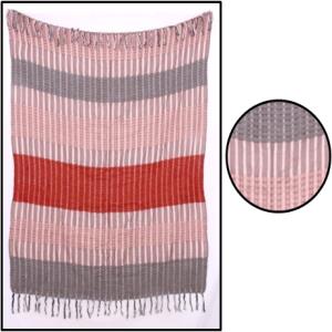 Designer Fancy Yarn Throw Stock (Woven Throw Blanket Stock)