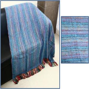 Designer Fancy Yarn Throw Stock (Woven Throw Blanket Stock)