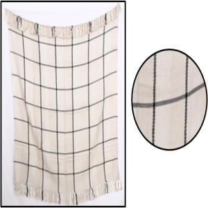 Designer Fancy Yarn Throw Stock (Woven Throw Blanket Stock)
