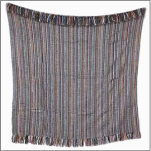 Designer Fancy Yarn Throw Stock (Woven Throw Stock)