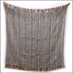 Designer Fancy Yarn Throw Stock (Woven Throw Stock)