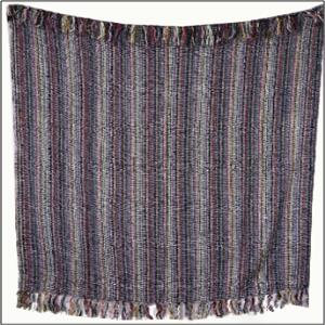 Designer Fancy Yarn Throw Stock (Woven Throw Stock)