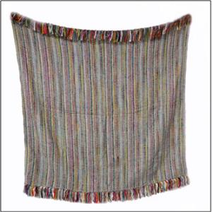 Designer Fancy Yarn Throw Stock (Woven Throw Stock)