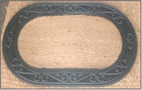 Coir & Rubber Door Mats Stock