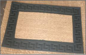 Coir & Rubber Door Mats Stock