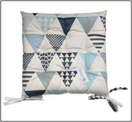 Organized Digital Print Poly Chairpad Stock
