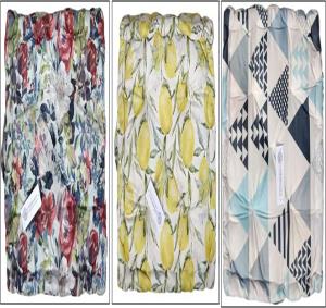 Organized Digital Print Velvet Box Cushions Stock