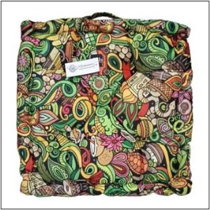 Organized Digital Print Velvet Box Cushions Stock