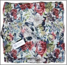 Organized Digital Print Velvet Box Cushions Stock