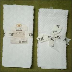 100% Cotton Kitchen Towel Set Of 2 Pcs Stock