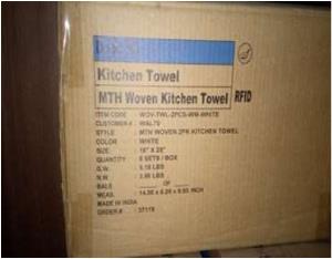 100% Cotton Kitchen Towel Set Of 2 Pcs Stock