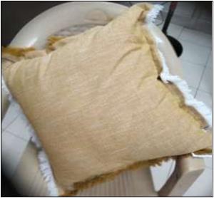 100% Cotton Slub Fabric Cushion Cover Stock