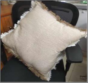 100% Cotton Slub Fabric Cushion Cover Stock